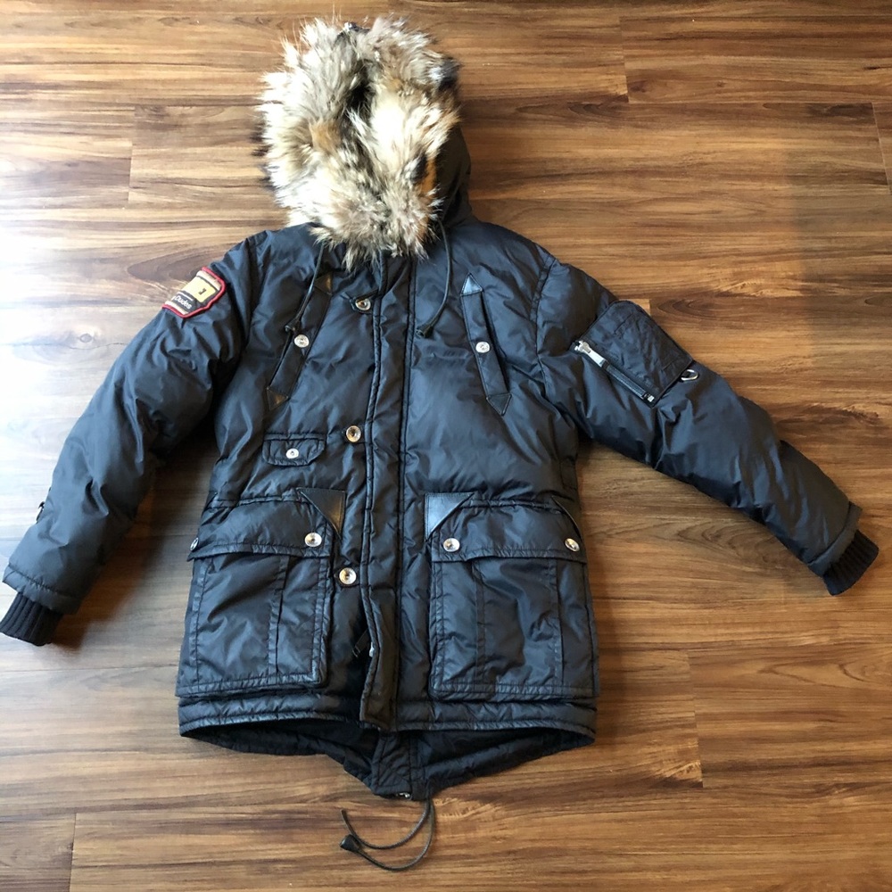 DSquared fighting Dudes  Mens Parka